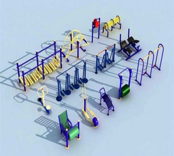 室外運動器材3D模型